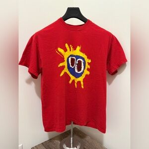 Primal Scream Screamadelica Red T-shirt Size Large Used